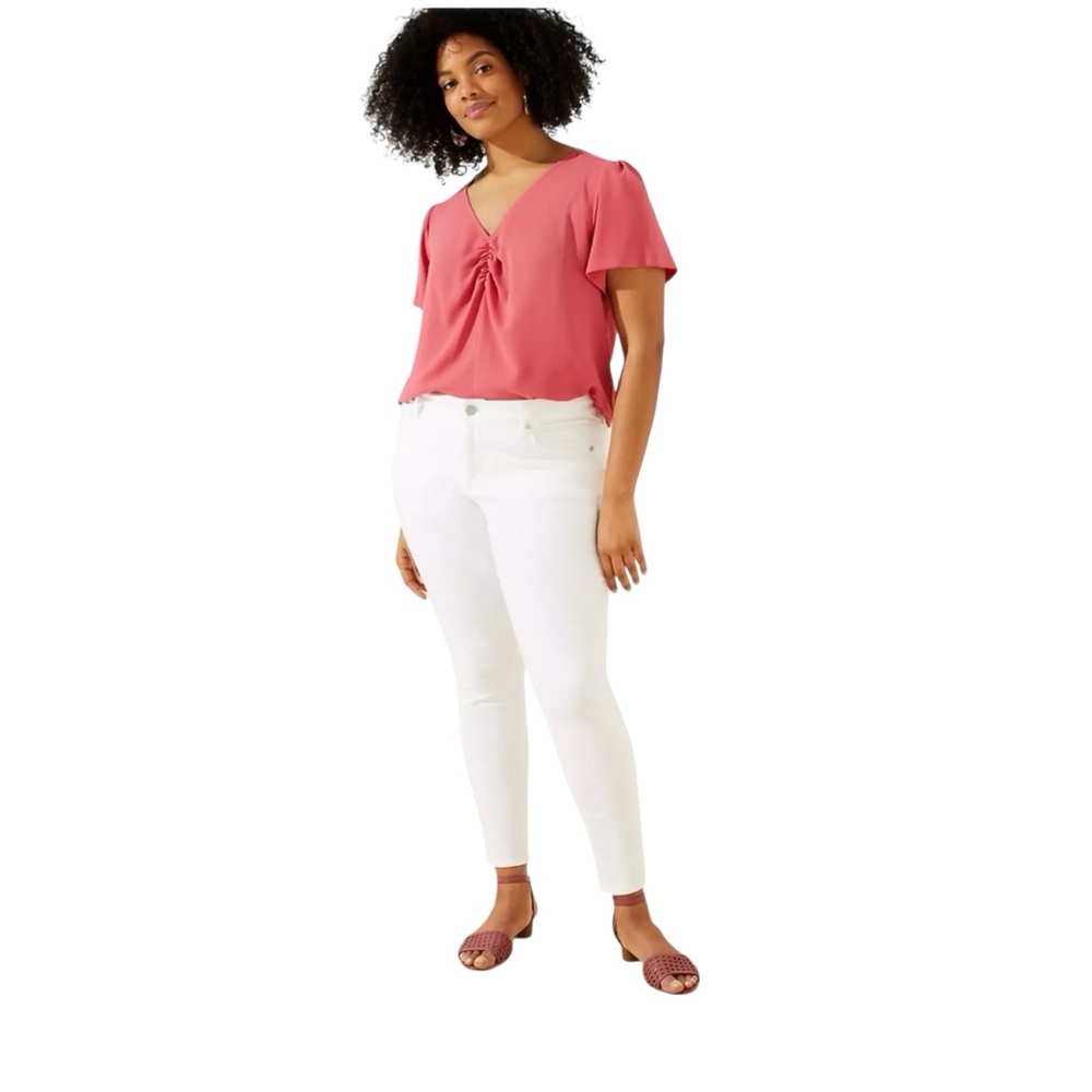 LOFT•White Modern Skinny Ankle Jeans